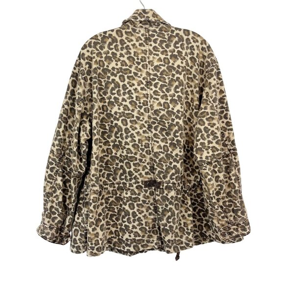 Free People Leopard Print Utility Jacket - Picture 2 of 9